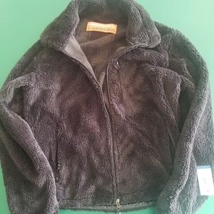 Hawk & Co mens teddy bear/ fleece jacket